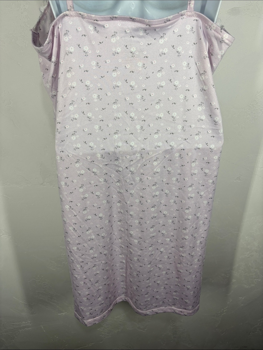 Rene Rofe Light Lavender Floral Lace-Trim Chemise size XL - Picture 10 of 11